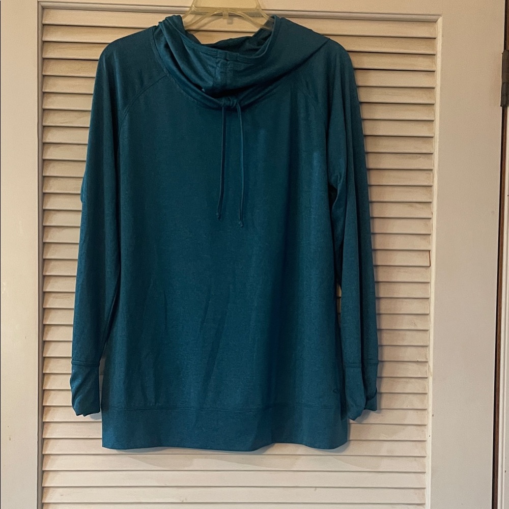 Champion Blue Loose Fit hooded top